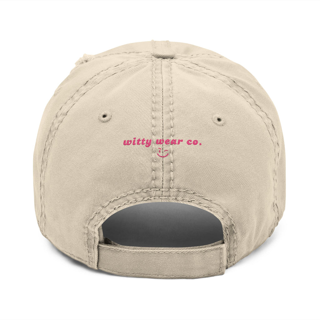 Good Girls Lift Heavy Distressed Hat