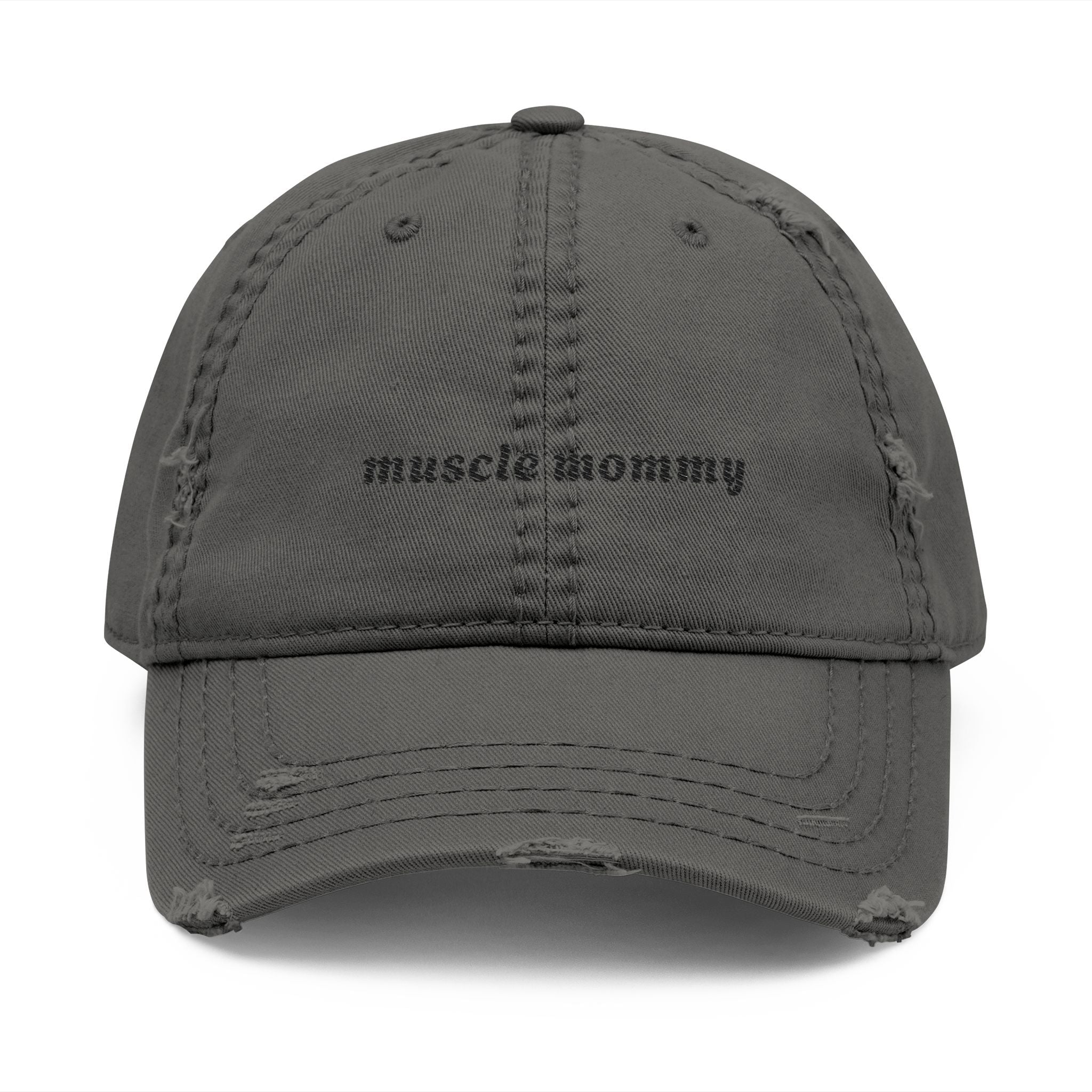 Muscle Mommy Distressed Hat