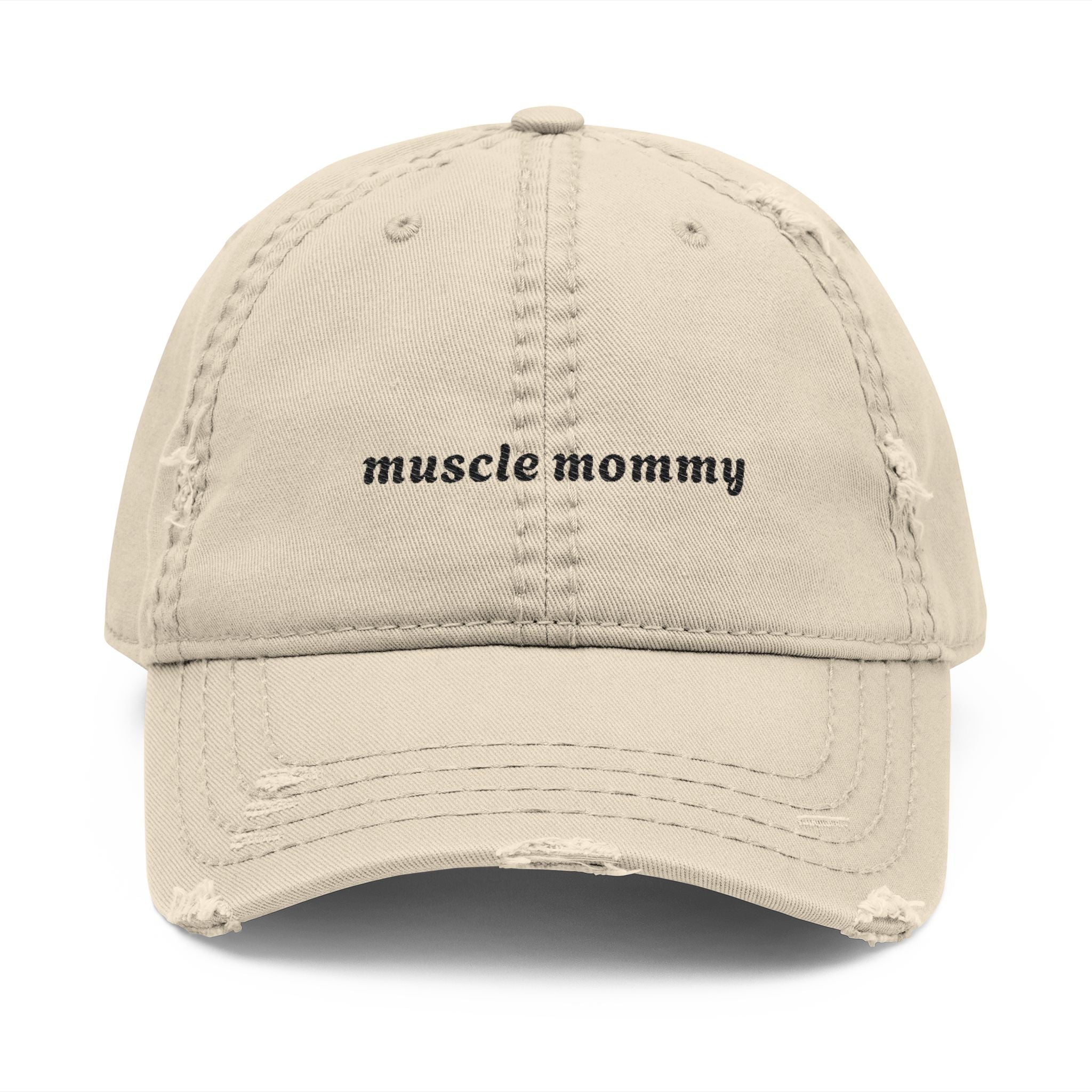 Muscle Mommy Distressed Hat
