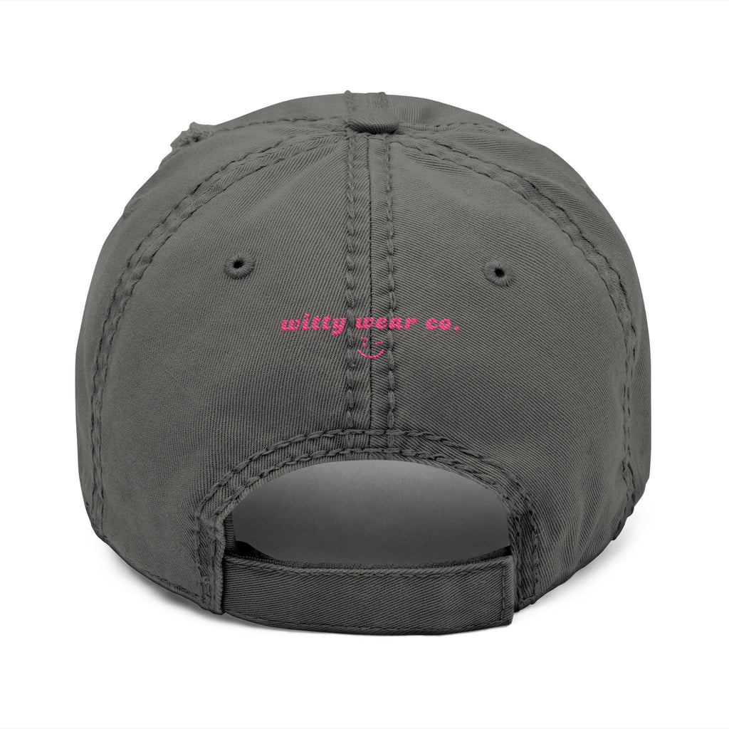 Good Girls Lift Heavy Distressed Hat